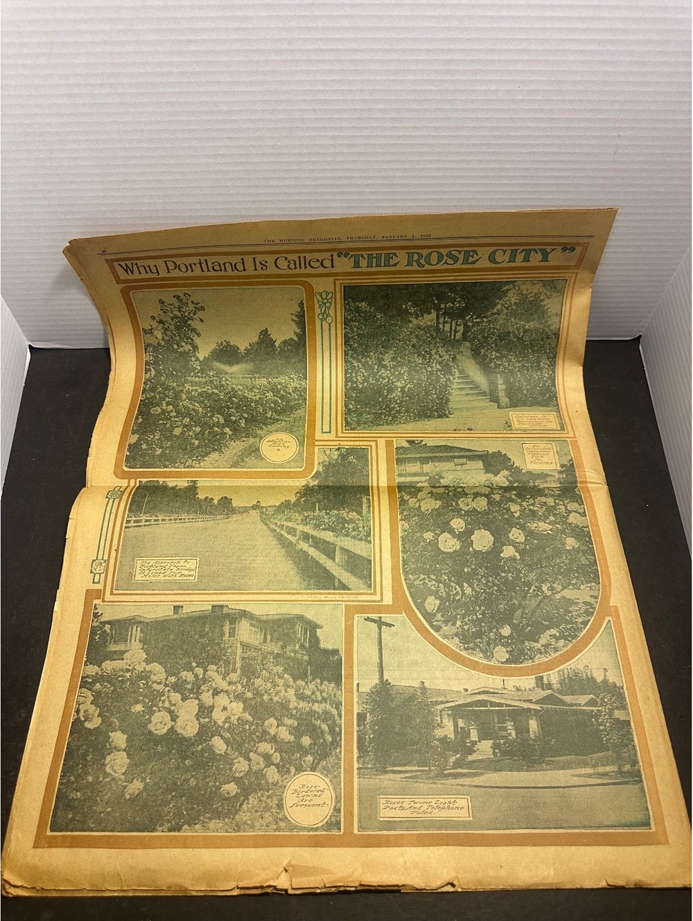 1925 Morning Oregonian New Year’s Edition Portland Oregon Section 2 - Picture 8 of 10